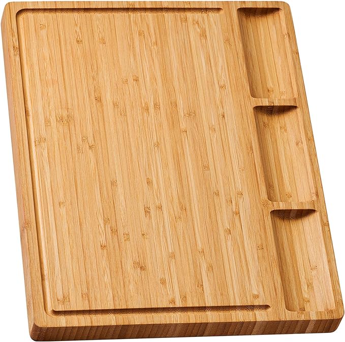 Large Bamboo Wood Cutting Board by ALLSUM