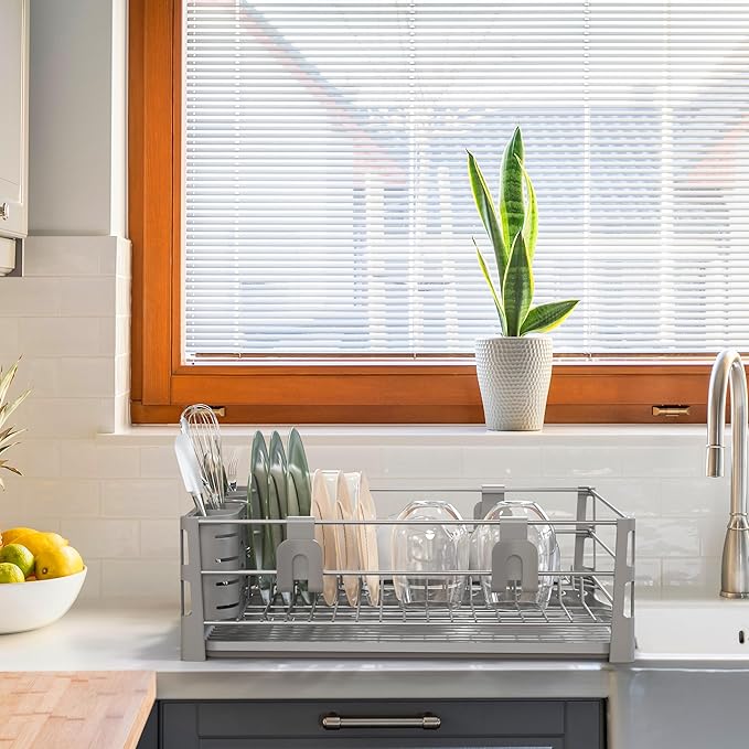 Simple Houseware Dish Drying Rack - Image 7