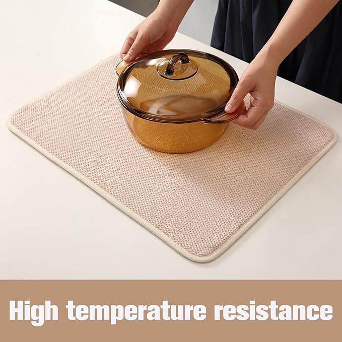 2 Pack Microfiber Dish Drying Mat - Image 6