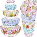 5 Pieces Bowl Covers Reusable, 5 Size Elastic Cloth Bowl Covers by Revahope