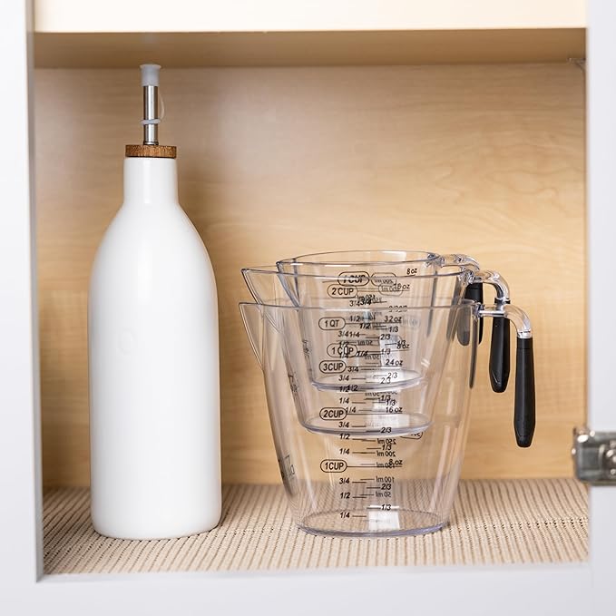 Dalup Measuring Cup Set – Clear Plastic Liquid Measuring Cups - Image 6