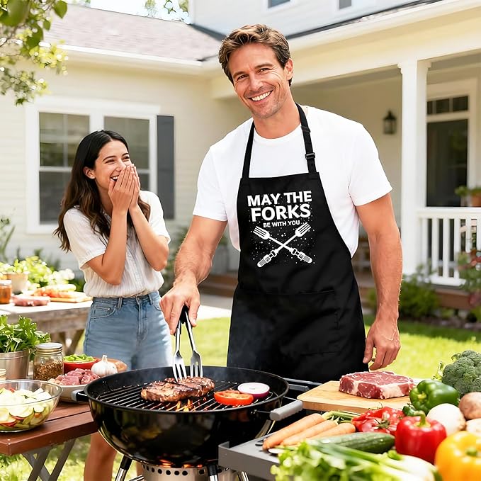 Kaidouma Funny Grill Aprons for Men - Image 7