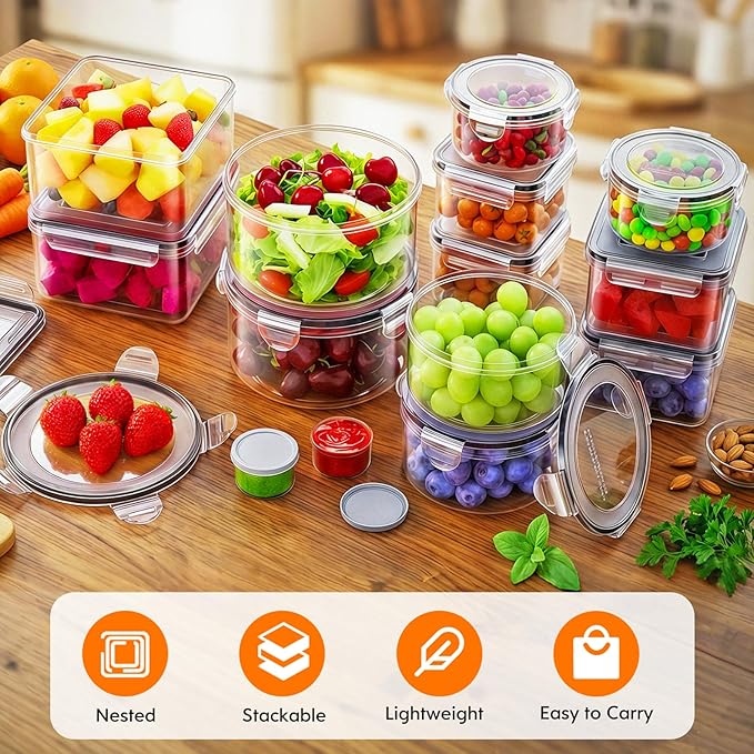 50 PCS Food Storage Containers - Image 8
