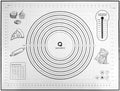 Silicone Pastry Mat by WelcometoQuellance