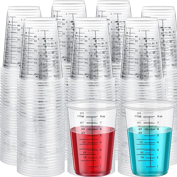 Yunsailing 100 Pack Disposable Measuring Cups by Yunsailing