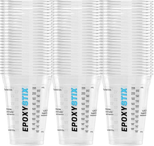 10oz Disposable Graduated Measuring Cups by EpoxyStix
