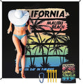 HIHOHO Beach Blanket Waterproof Sandproof Extra Large Beach Mat 79" X by HIHOHO