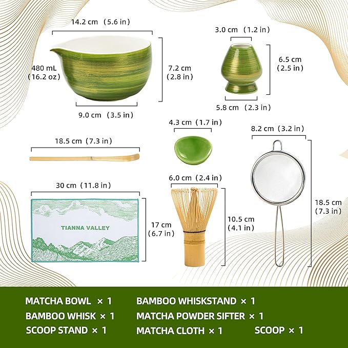 Matcha Whisk Set, Whisk Holder, Unique Gift Set, Tradition Matcha Tea Set - Image 6