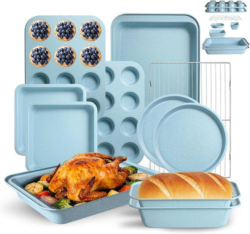 11-Piece Nonstick Baking Pans Set by Unknown