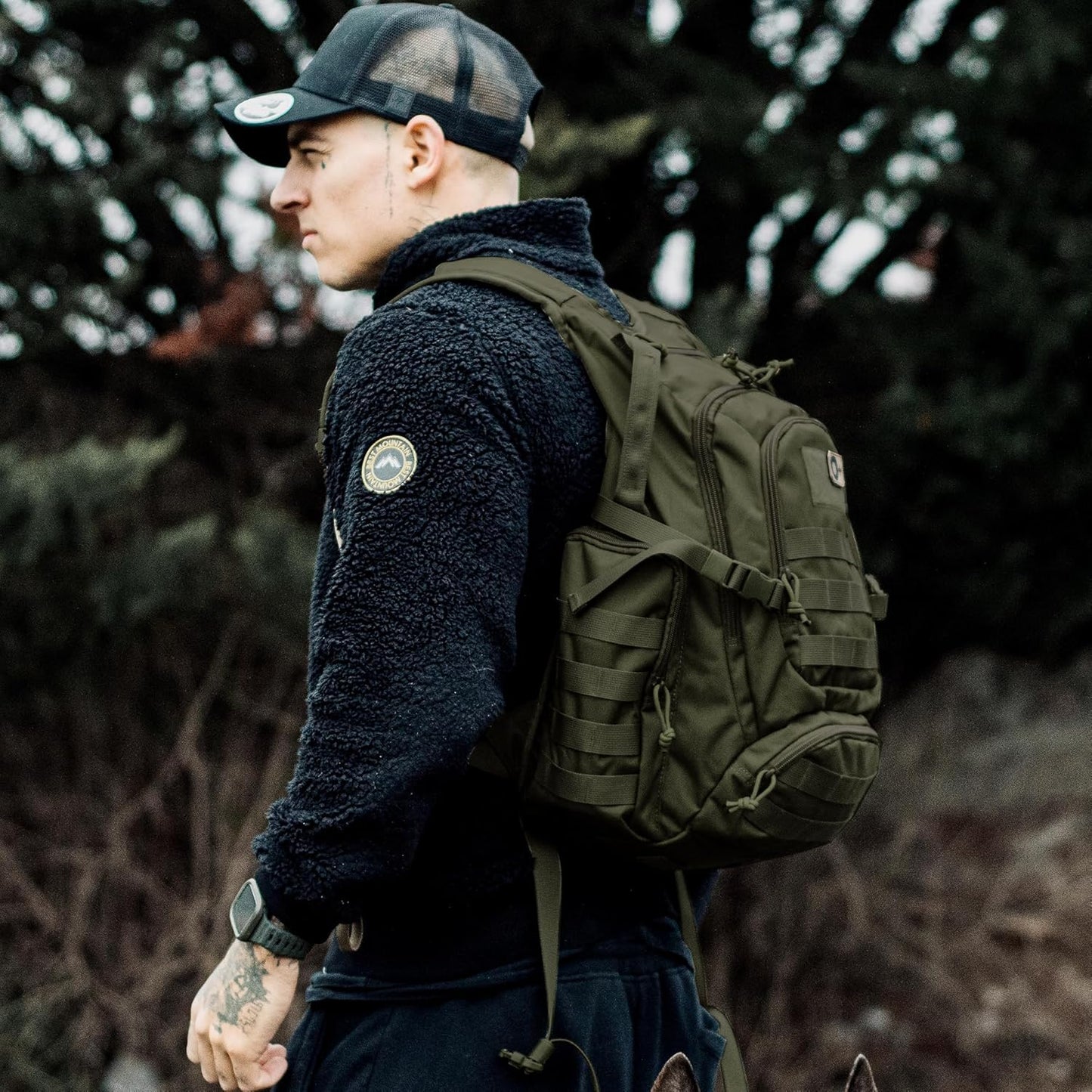 Mardingtop 25L Tactical Backpacks Molle Hiking daypacks for Camping Hiking Military Traveling Motorcycle