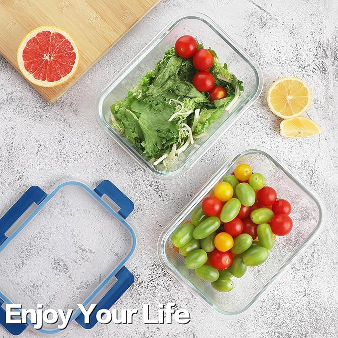HOMBERKING 24pc Glass Food Storage Containers - Image 2