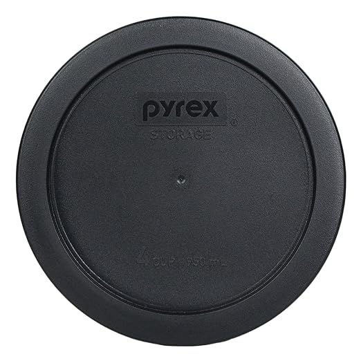 Pyrex 7201-PC 4 Cup Black Food Storage Replacement Lid - Image 2