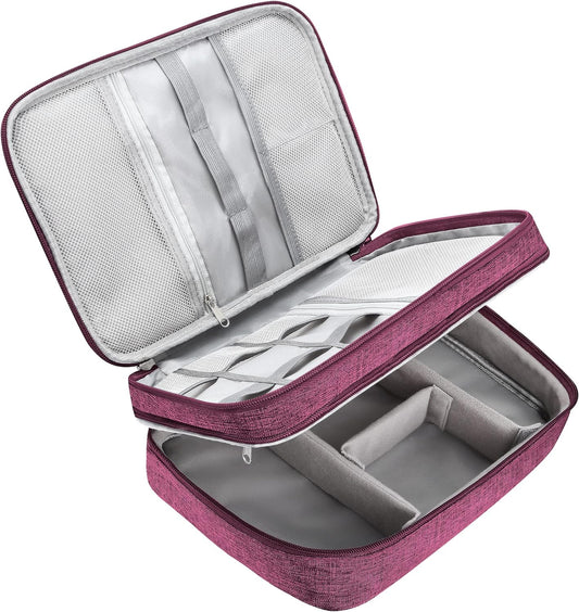 CILLA Electronics Organizer Travel, Travel Cord Organizer Case, Compact Electronics Accessories Bag for Cable, Cord, Charger, Phone