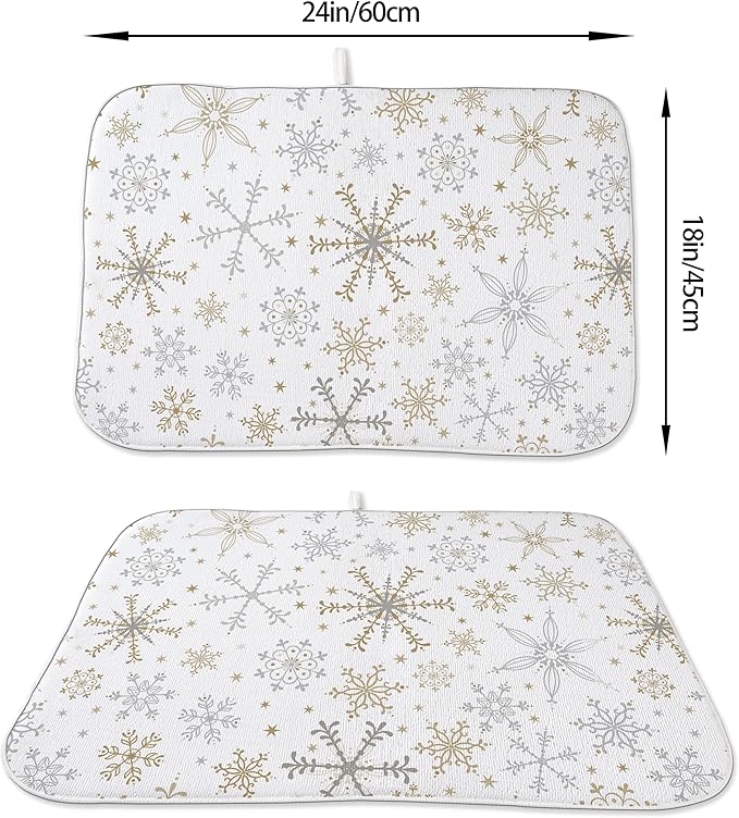 Christmas Drying Mat 18x24 Inches - Image 2