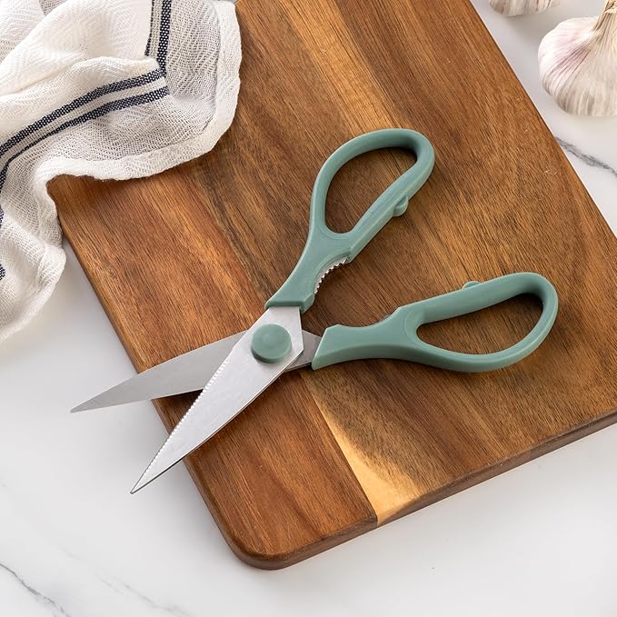 Rae Dunn Kitchen Scissors- Stainless Steel Kitchen Shears, Cooking Scissors - Image 3