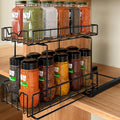 Simple Houseware 2-Tier Spice Rack Slide Out Wire Basket Drawer Organizer by SimpleHouseware