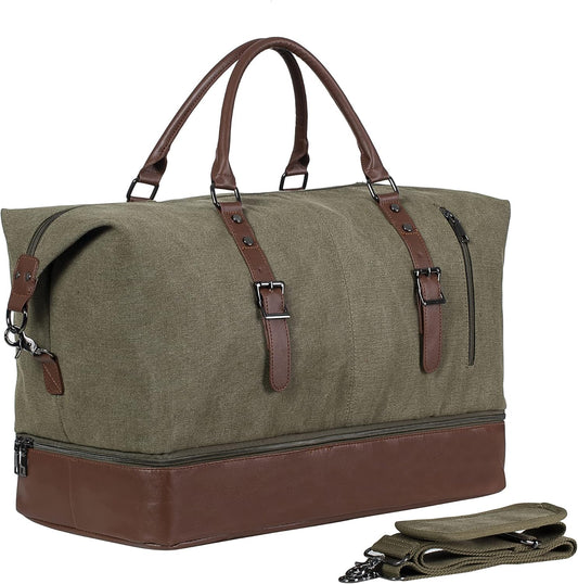 Weekender Overnight Bag Carry On Bag Travel Bag with Shoe Pouch