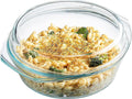 Simax Casserole Dish with Lid, 1.5 Quart Round Glass Casserole Dishes by SIMAX