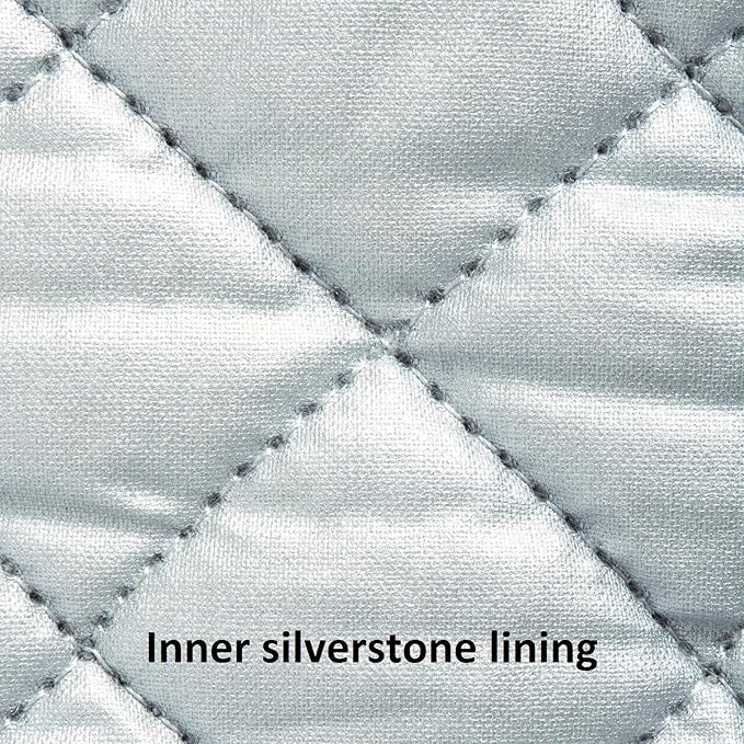 DII Basic Terry Collection 100% Cotton Quilted, Oven Mitt, Nautical Blue - Image 6