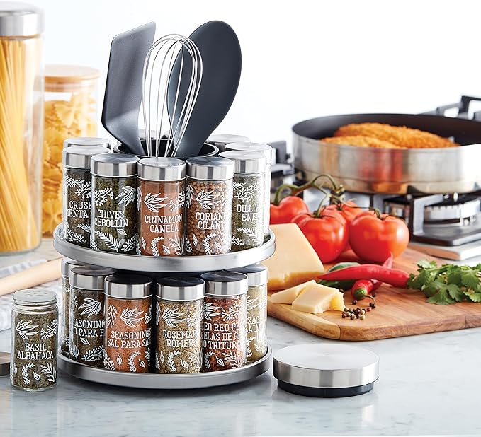 Kamenstein 20 Jar Revolving Spice Rack - Image 7