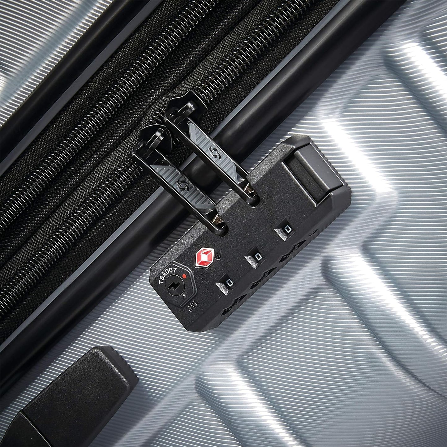 Samsonite Omni 2 Hardside Expandable Luggage with Spinner Wheels, 2PC SET (CO/L), Arctic Silver