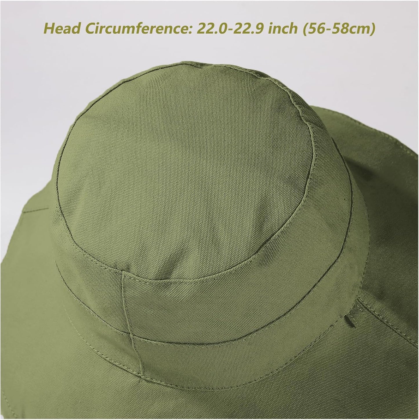vidsel Womens Sun Hats Wide Brim Reversible Bucket Cotton Hat Packable Summer Travel Cap with Hat Clip,UV Protection
