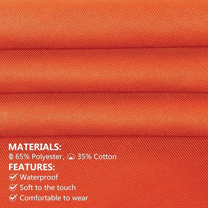 Yuubin Extra Large Aprons for Men Adjustable Button Apron - Image 3