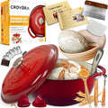 Crovora 6 QT Enameled Cast Iron Dutch Oven by Crovora