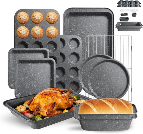 11-Piece Nonstick Baking Pans Set by Unknown
