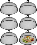 6 Pcs Metal Mesh Food Cover 11 Inch Mesh Food Tents Fly Fruit Screen Food Net by Unknown