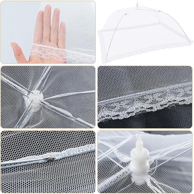 ESFUN Food Net Covers for Outside, Reusable and Collapsible - Image 7