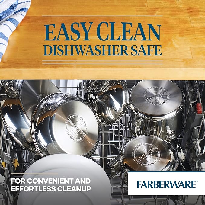 Farberware Classic Stainless Steel 2-Quart Mirror Satin Covered Saucepan - Image 2