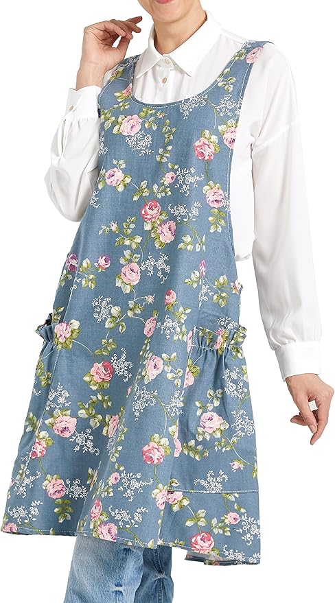 Cozy Adjustable Cross Back Aprons by APRONNER