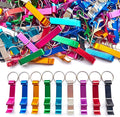 100Pcs Colored Aluminum Bottle Opener Keychain, Soda Beverage Beer Bottle by MTOMDY