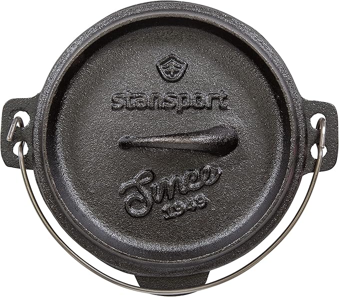 Stansport Pre-Seasoned Cast Iron Dutch Oven - Image 8