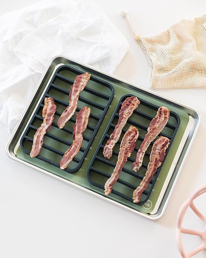 The Silicone Kitchen Silicone Roasting Rack Pan Extra Large, Dishwasher Safe - Image 4