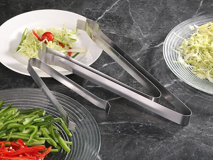 New Star Foodservice 42283 Restaurant-Grade Pom Tong, Stainless Steel, 12 inch - Image 8
