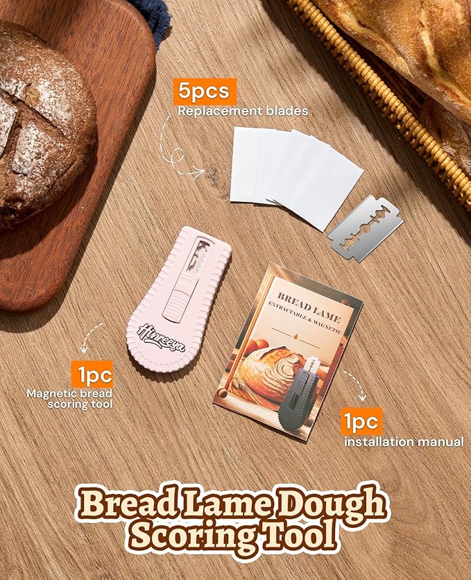 Bread Lame Extractable & Magnetic Dough Scoring Tool - Image 9