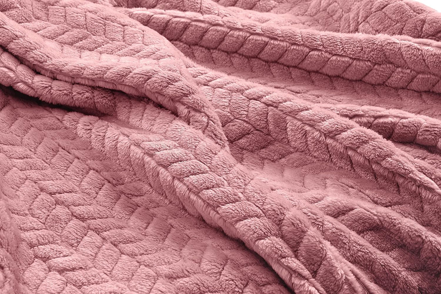 EverSnug Premium Travel Blanket Pillow - Soft 2 in 1 Airplane Blanket with Soft Bag Pillowcase, Hand Luggage Sleeve and Backpack Clip (Light Pink)