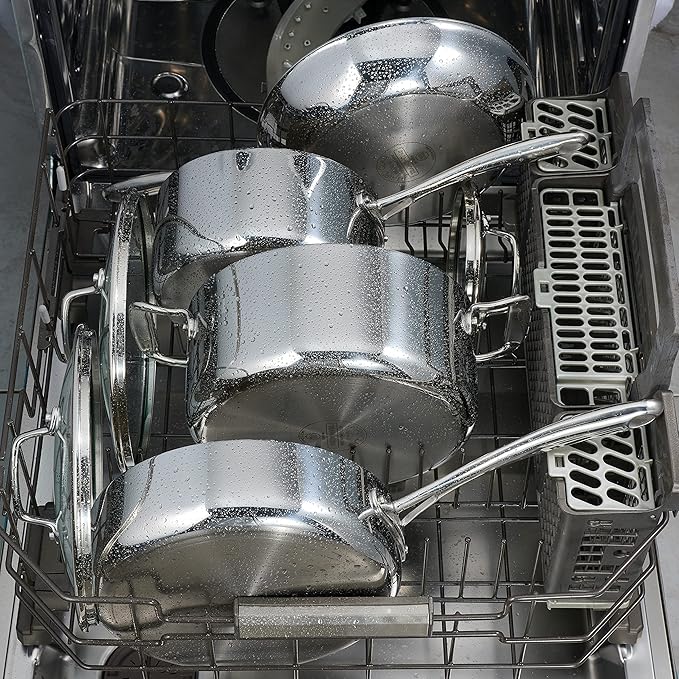 Tramontina Tri-Ply Clad Stainless Steel 4-Quart Sauce Pan - Image 6