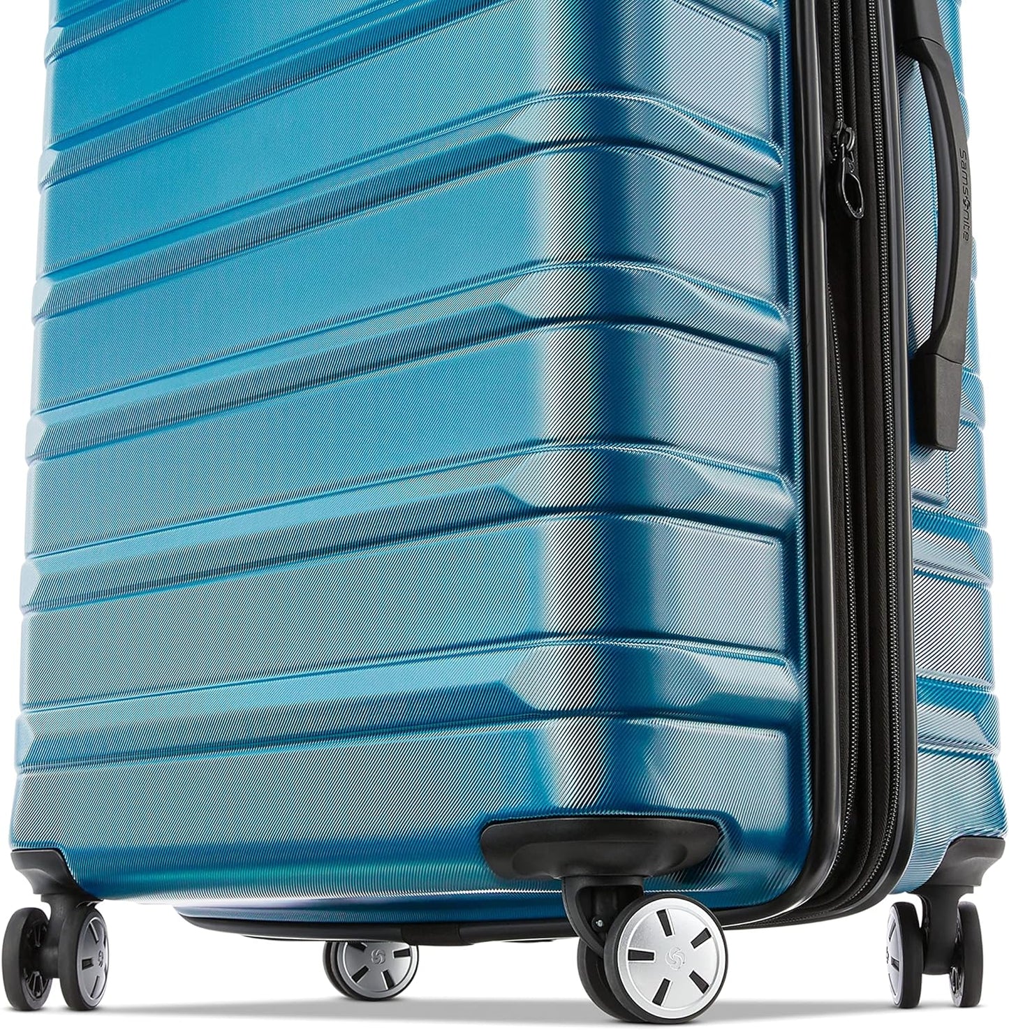 Samsonite Omni 2 Hardside Expandable Luggage with Spinner Wheels, 2-Piece Set (19/24), CARIBBEAN BLUE